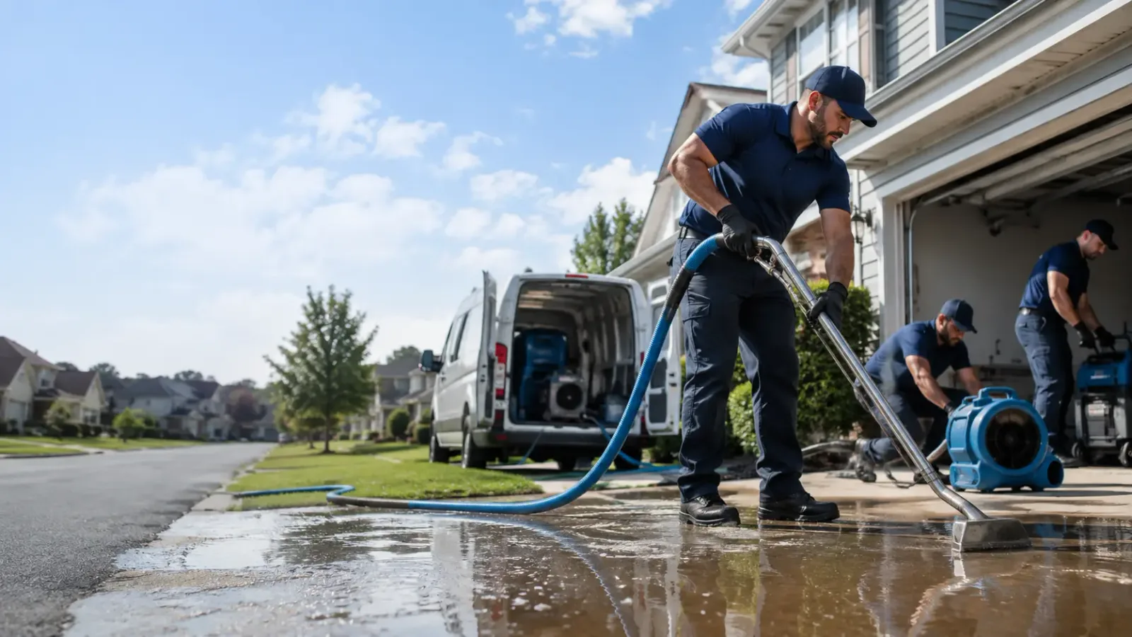 Flood Damage Restoration in College, AK